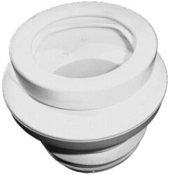 Připoj.k WC manžeta exce.HL200 - Maneta DN110 pro pipojen WC VARIO s tsncmi lamelami, oton excentrick pipojen (0 - 20mm). Vhodn pro plastov potrub DN110 s hrdlem i hladk a litinov potrub.